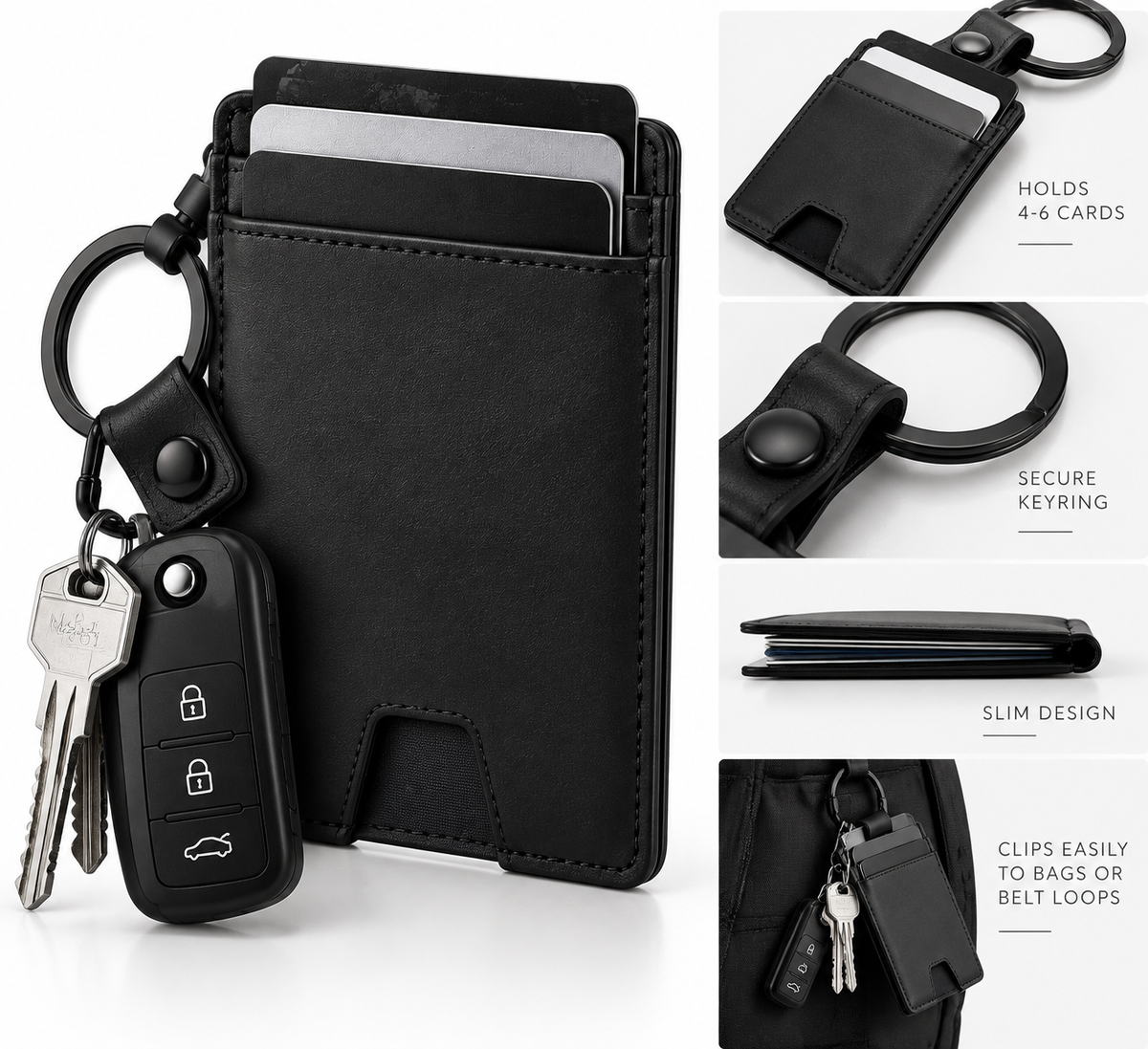 Keychain Wallet Combo