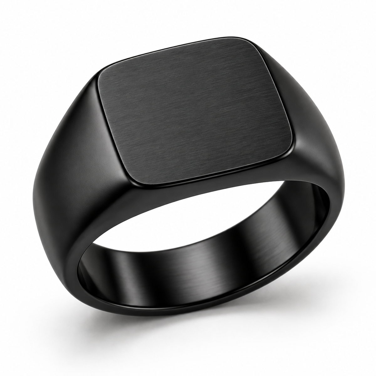 Signet Ring – Matte Black