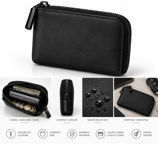Zip Coin Pouch / Mini Wallet