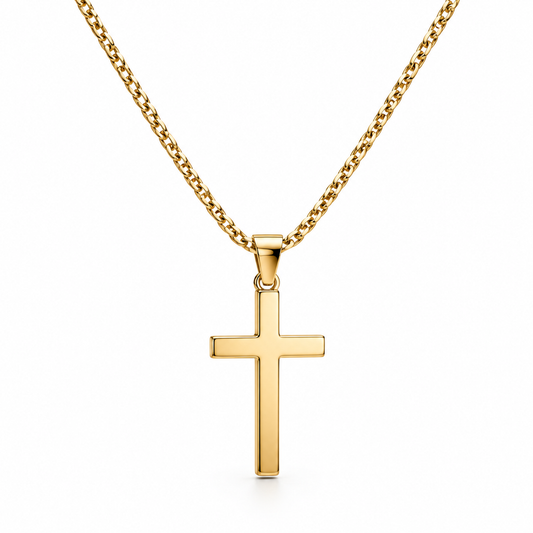 Pendant Necklace – Bar/Cross